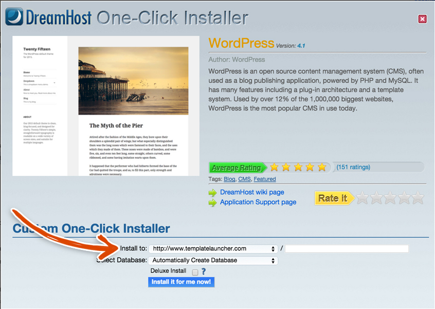 dreamhost-one-click-wordpress-installer