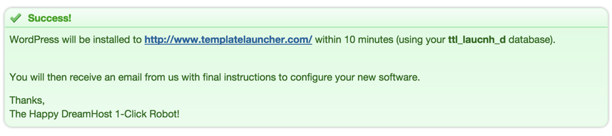 dreamhost-wordpress-install-message