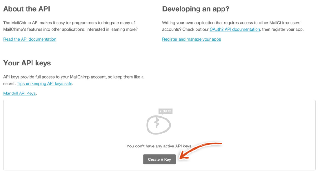 mailchimp-create-a-api-key