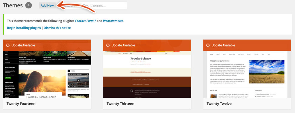 wordpress-add-new-theme