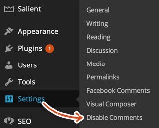 wordpress-disable-comments-settings